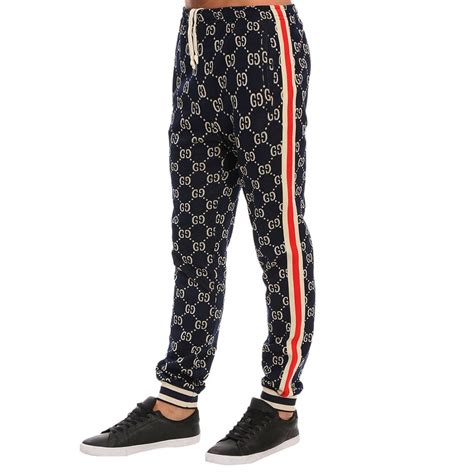 cheap mens gucci print pants|Gucci pants price.